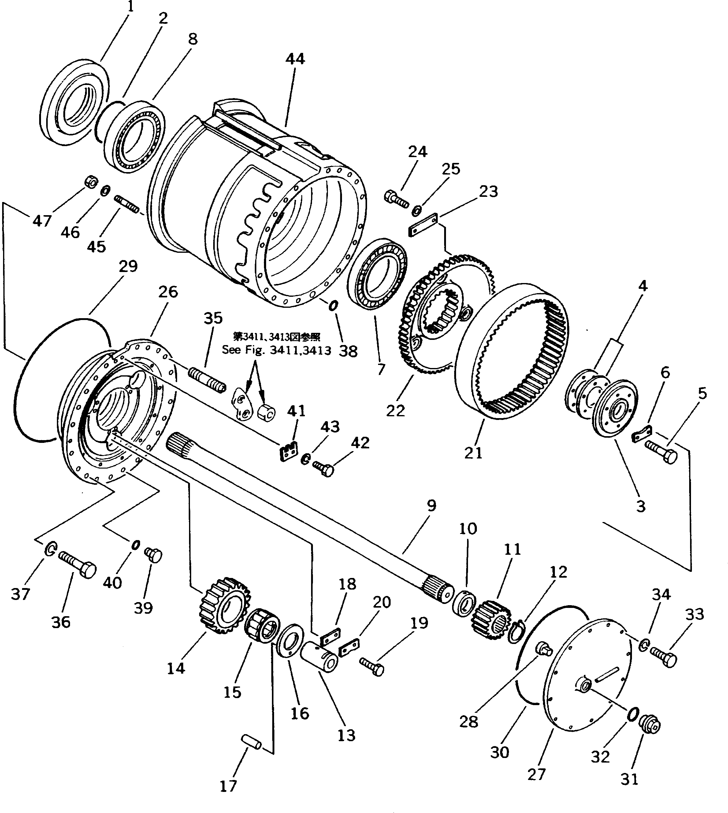 Подшипник 06000-32032 KOMATSU