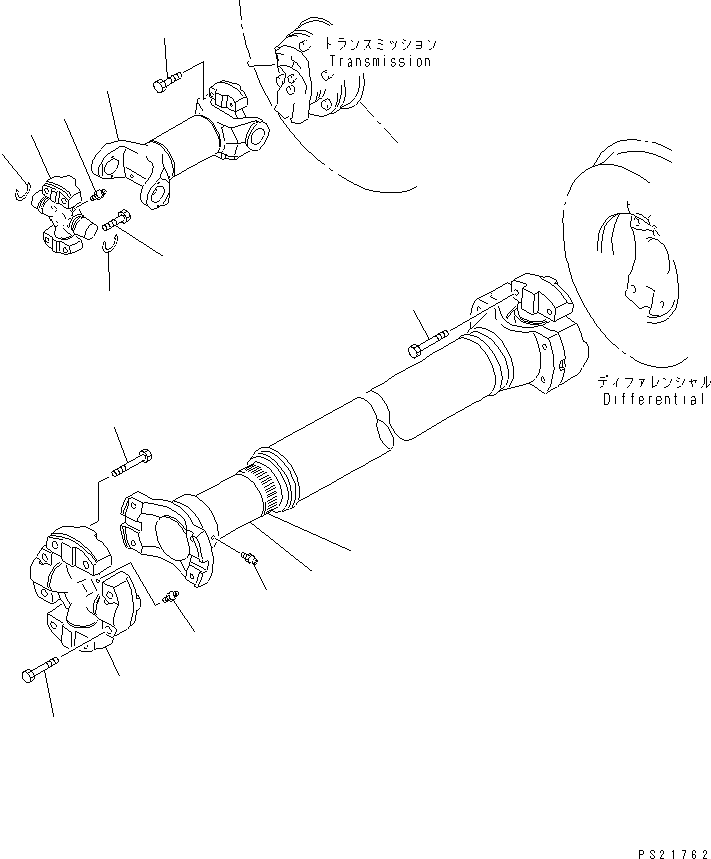 DRIVE SHAFT ASS'Y 567-20-41002 KOMATSU