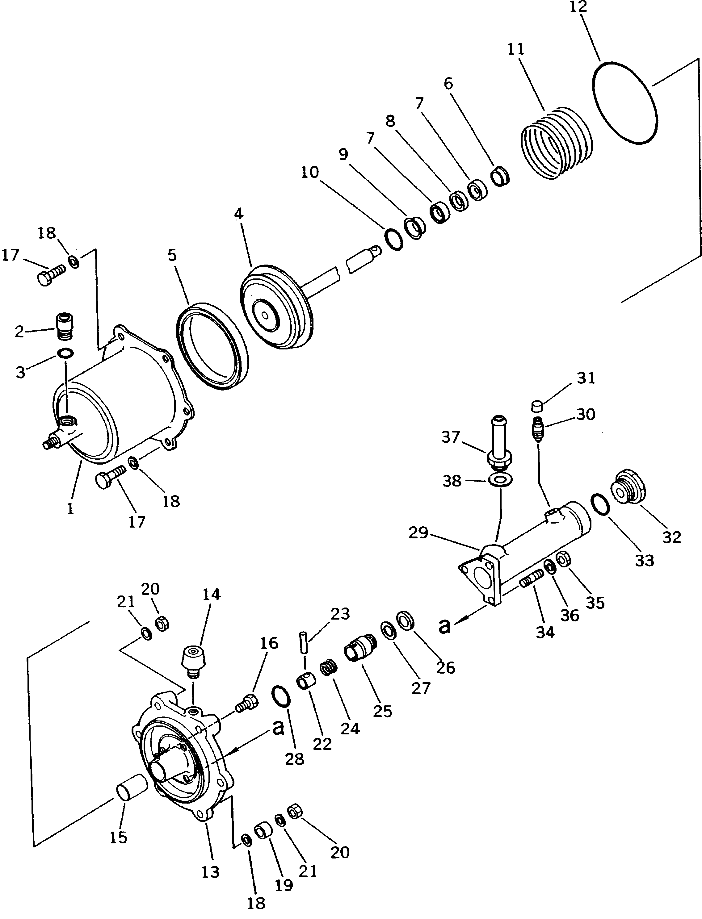 CHAMBER,BRAKE 567-35-05120 KOMATSU