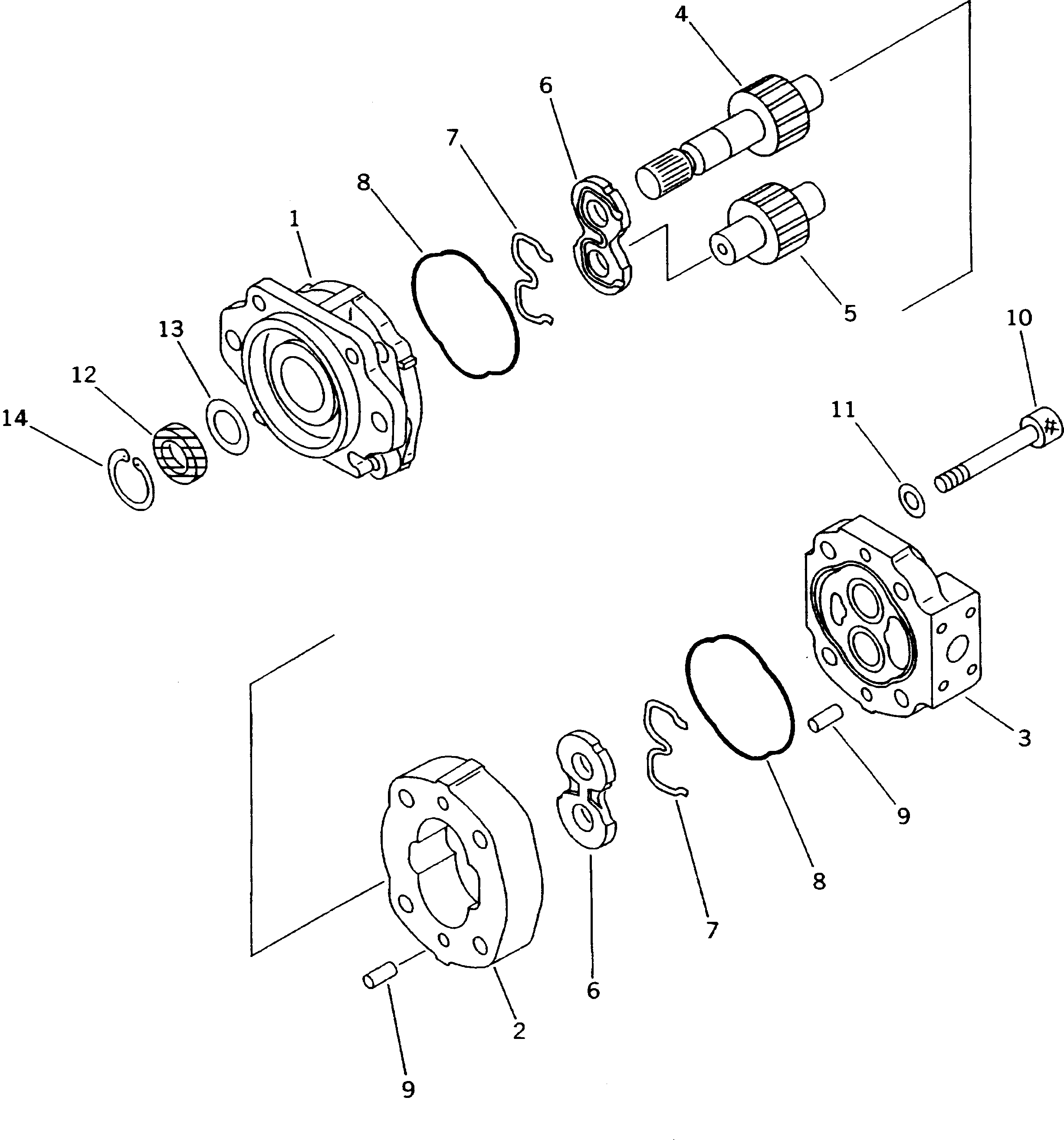 PUMP ASS'Y,(SAL63) 705-21-36060 KOMATSU