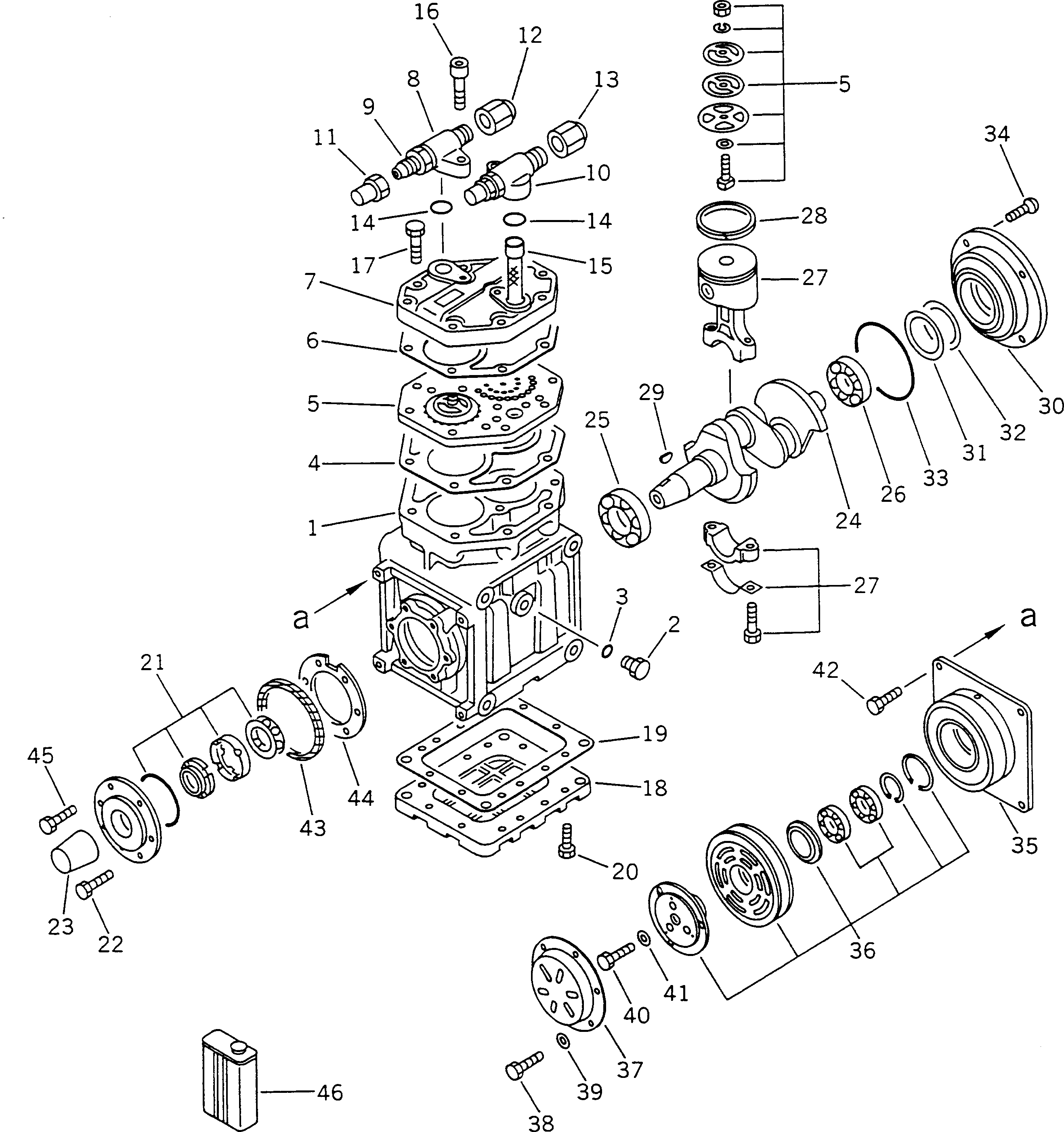 Муфта сцепления в сборе 581-07-14710 KOMATSU