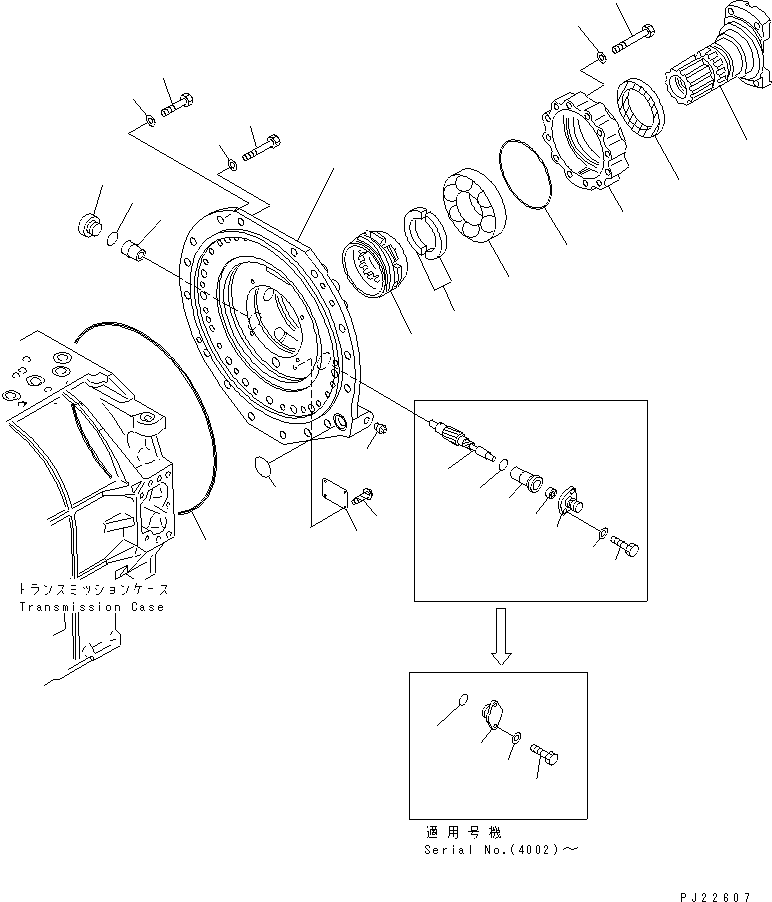 Корпус в сборе 569-15-01121 KOMATSU