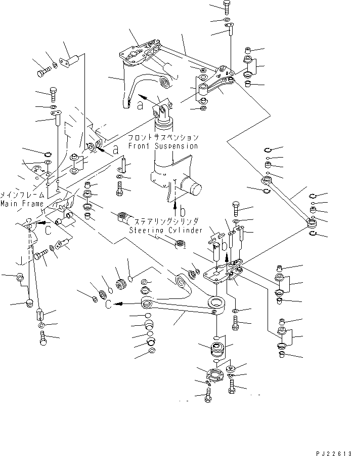 Рычаг 569-40-61314 KOMATSU