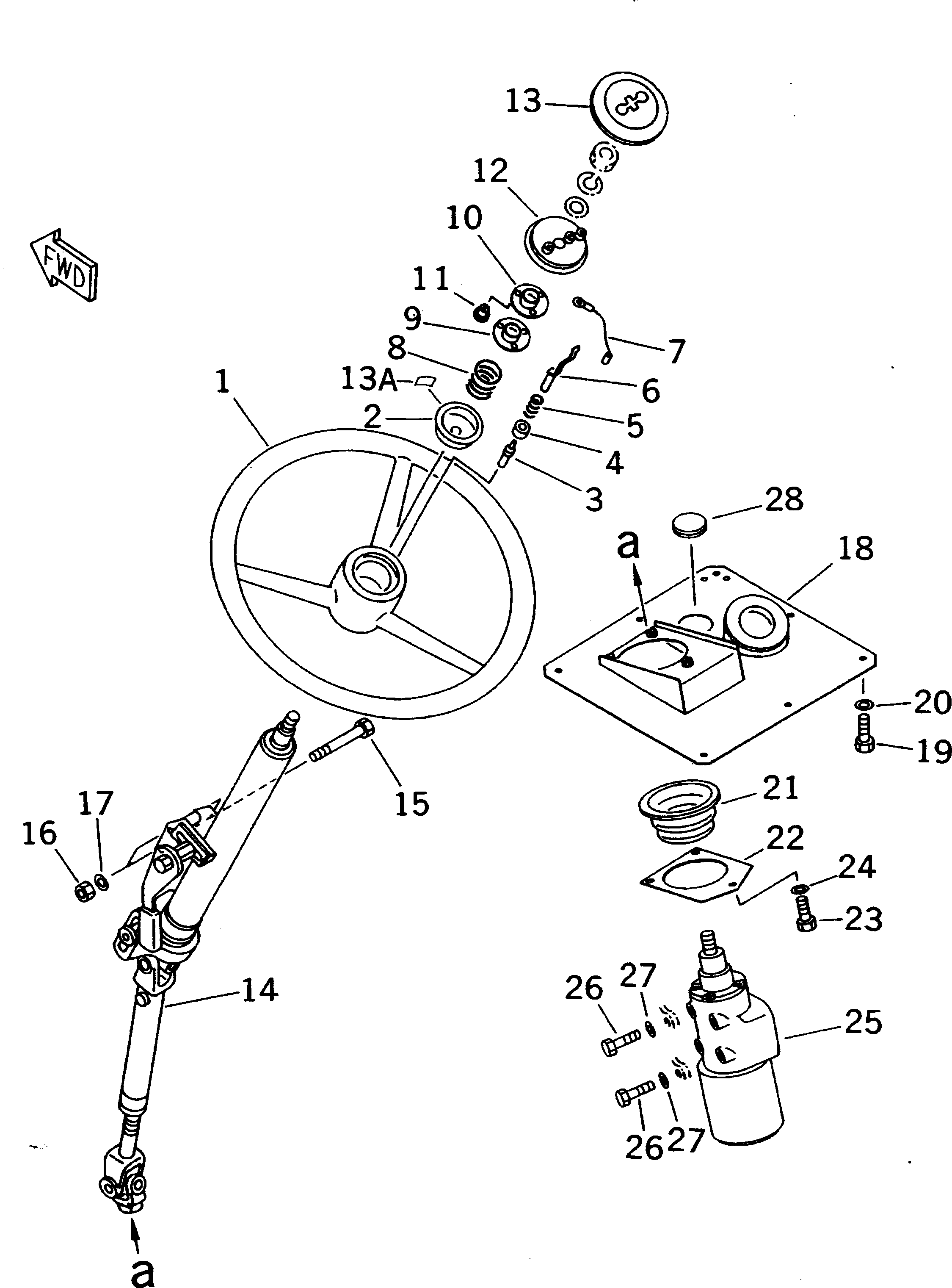 STEERING VALVE ASS'Y (\2\569-40-42500) KOMATSU
