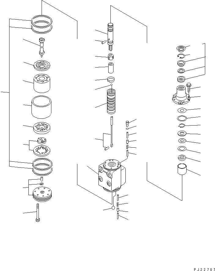 STEERING VALVE ASS'Y 566-40-42501 KOMATSU