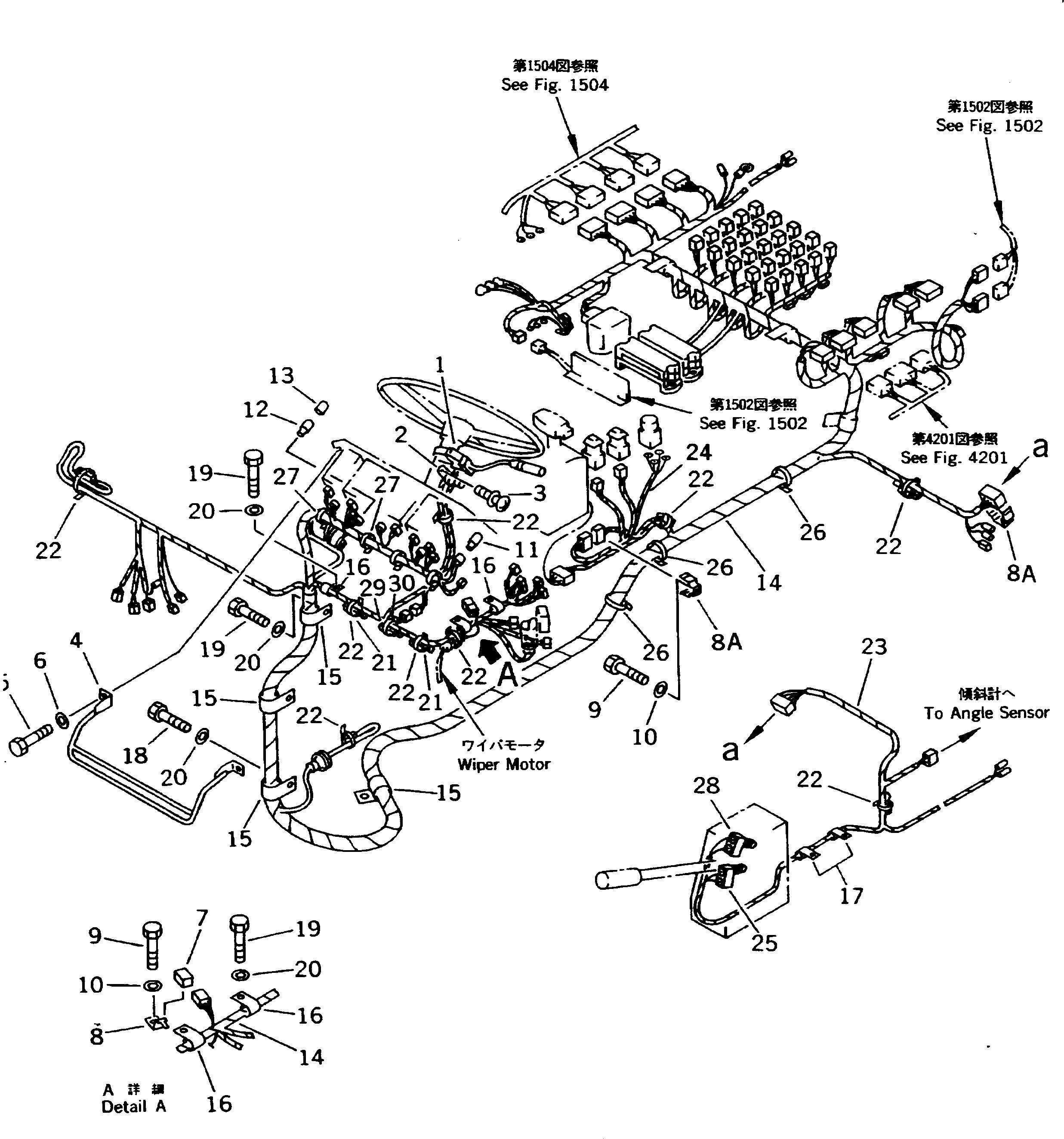 Жгут проводов 561-06-61322 KOMATSU