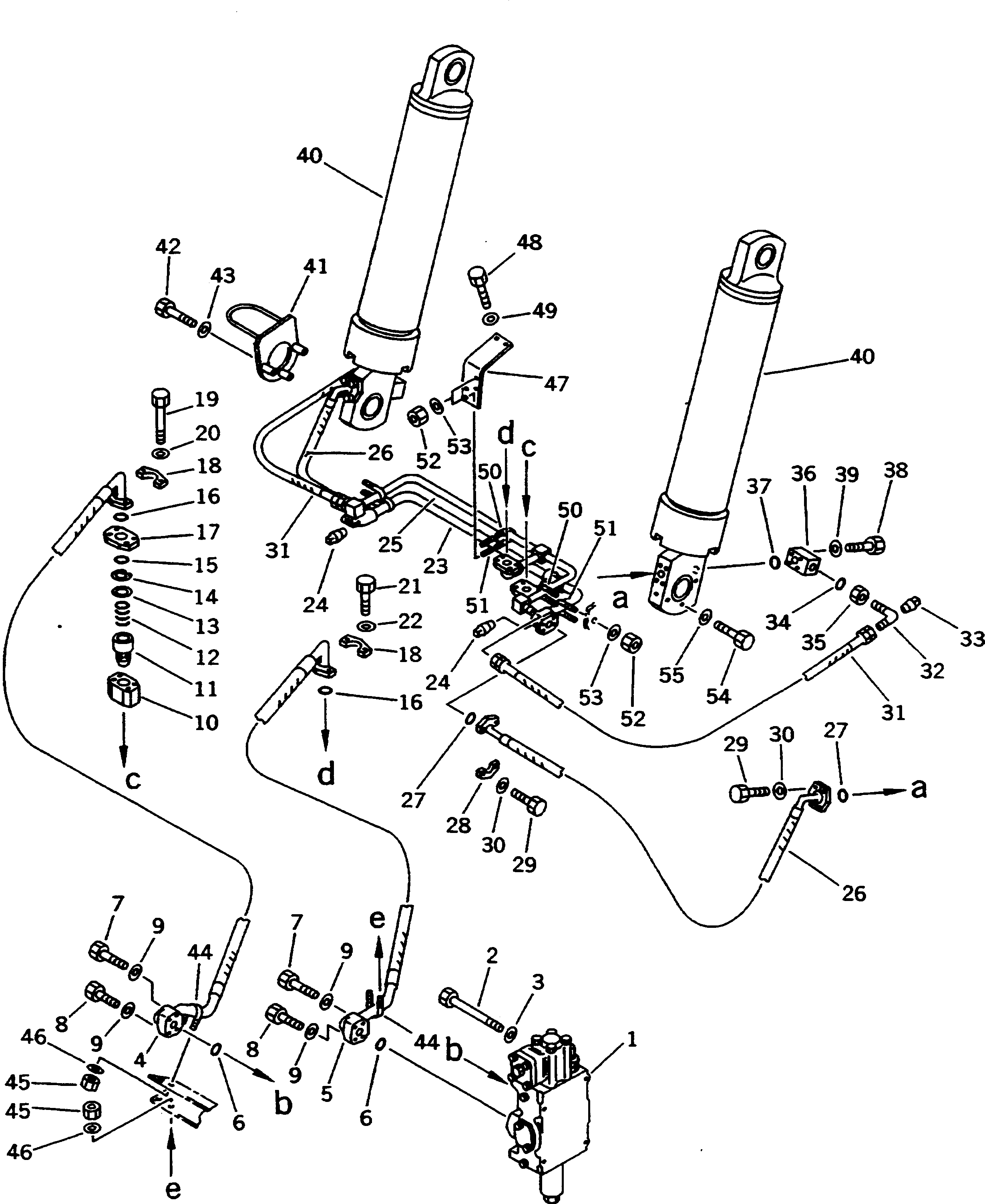 HOIST VALVE ASS'Y (700-91-12200) KOMATSU