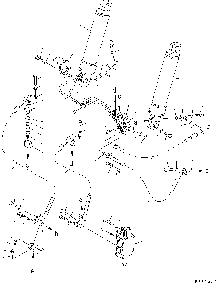 BLOCK,(FOR 4WD) 566-88-6B980 KOMATSU