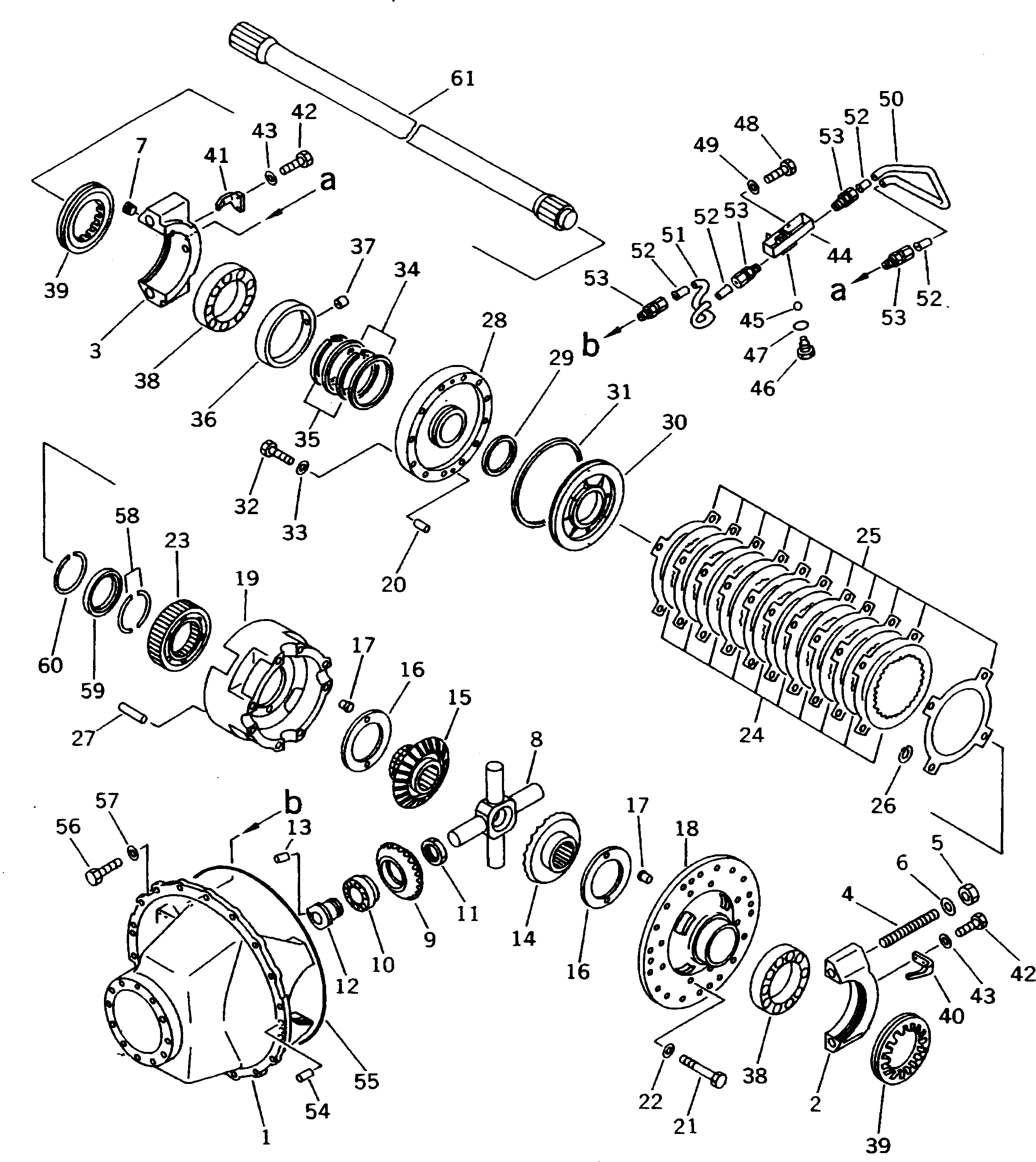 DIFFERENTIAL ASS'Y,WITH LOCK 566-88-78002 KOMATSU