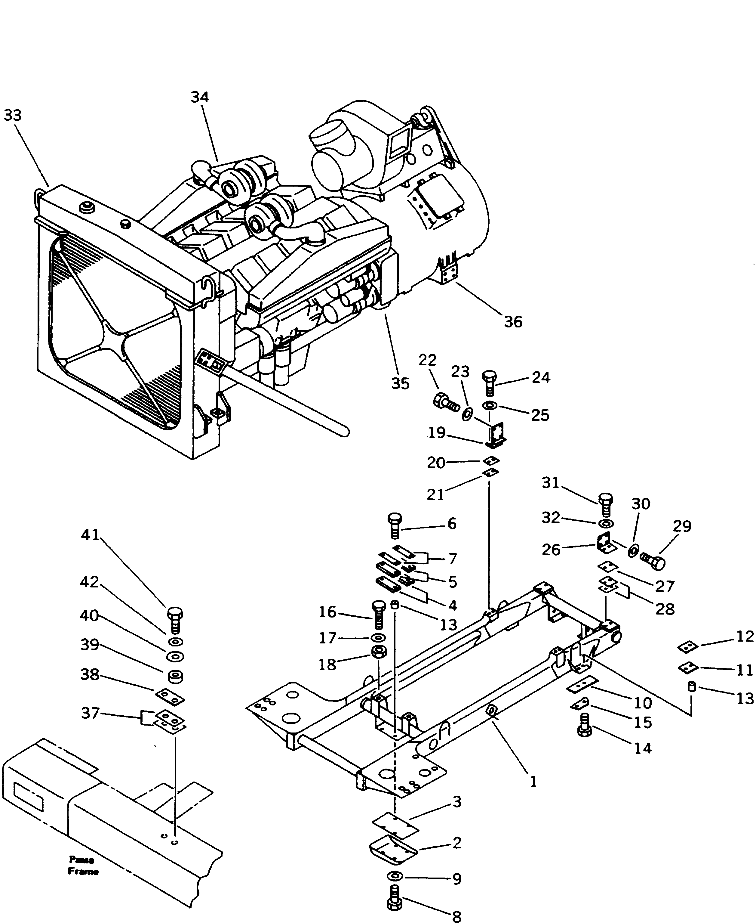 ALTERNATOR ASS'Y (OP) (CU3072483) KOMATSU