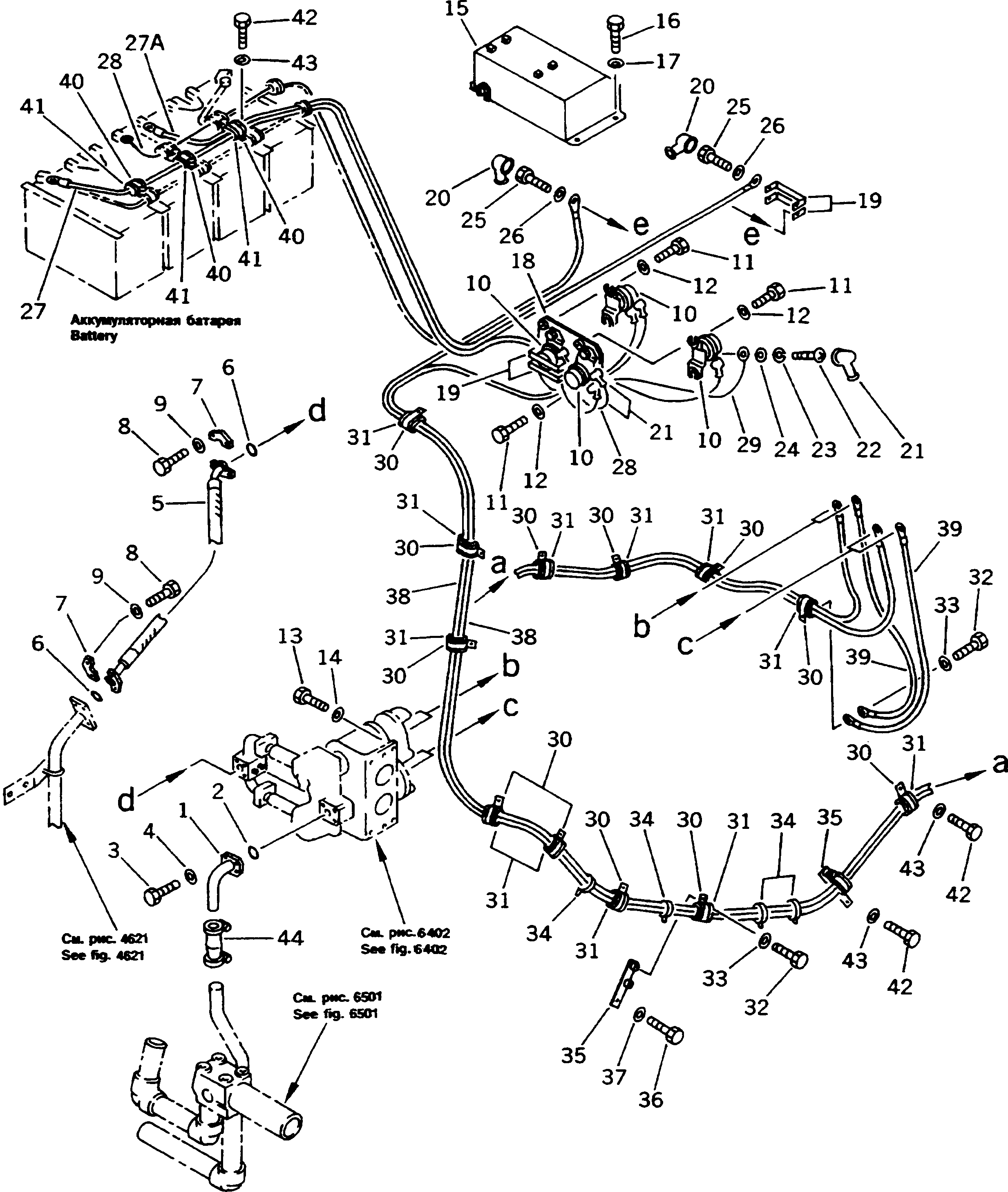 Кабель 08028-55250 KOMATSU