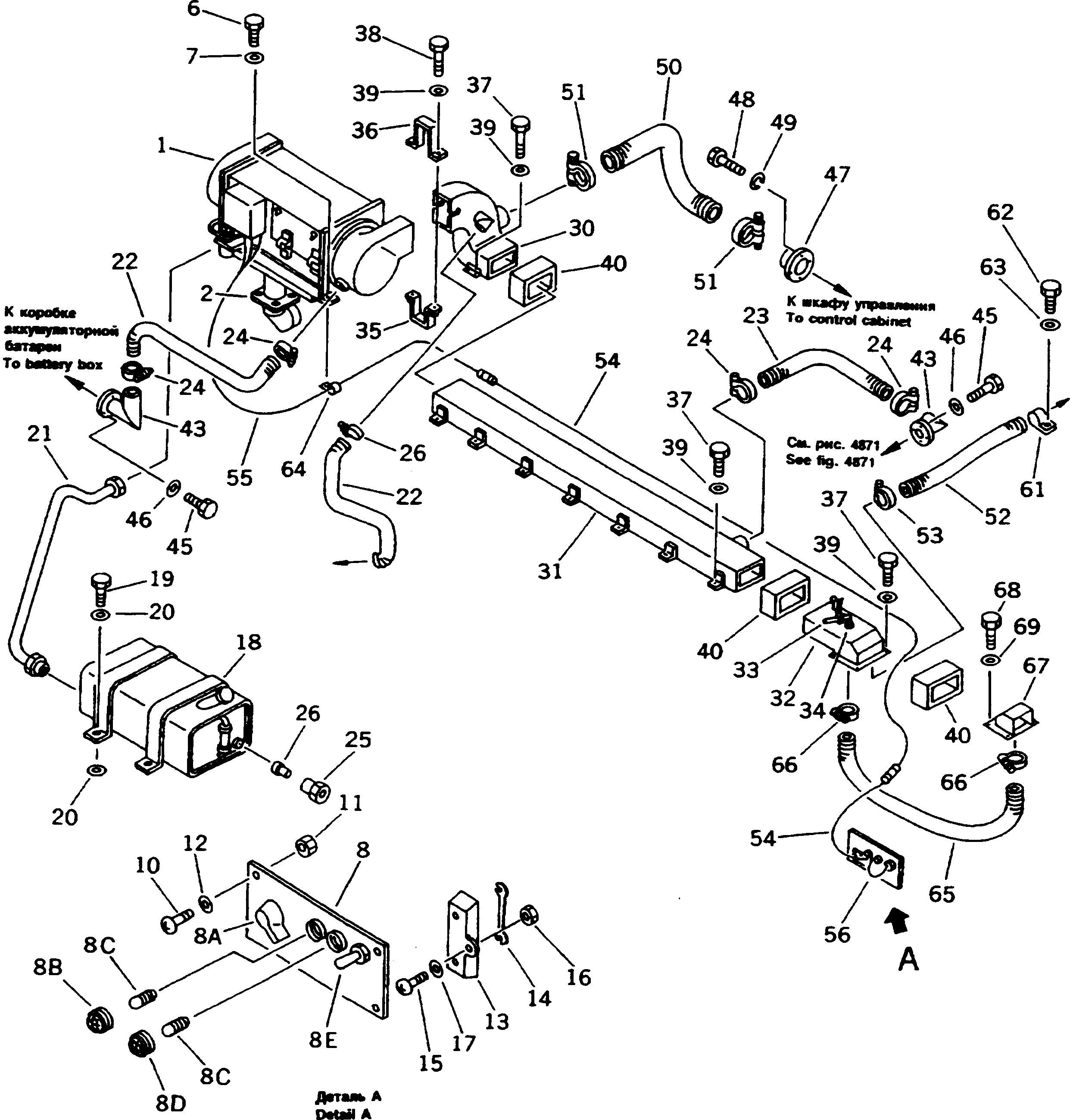 FUSE, 30A 581-95-19360 KOMATSU