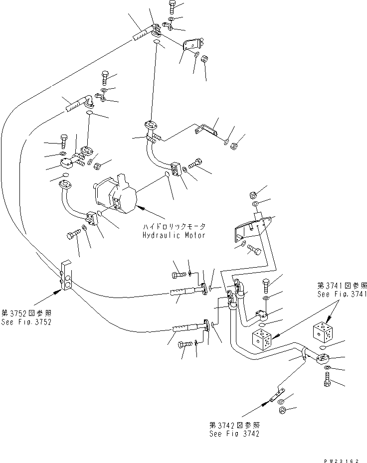 Шланг 07073-20613 KOMATSU