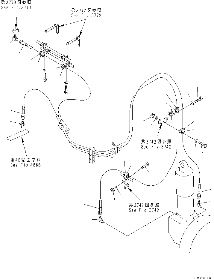 Шланг 07103-50421 KOMATSU