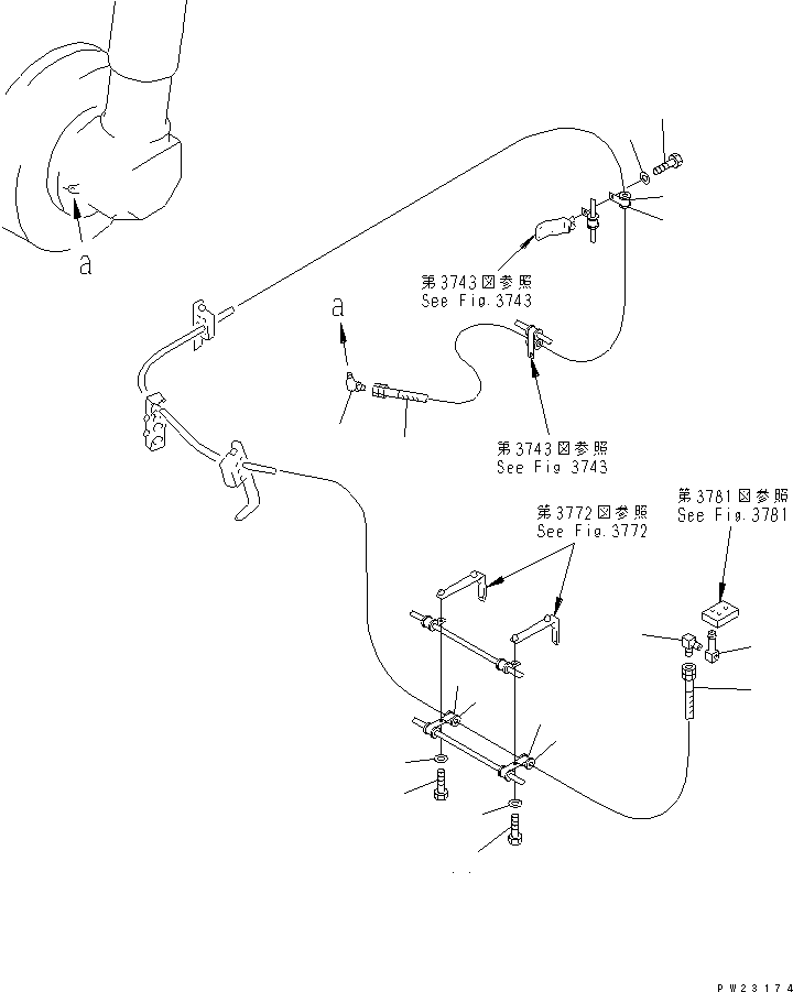 Шланг 07113-00447 KOMATSU