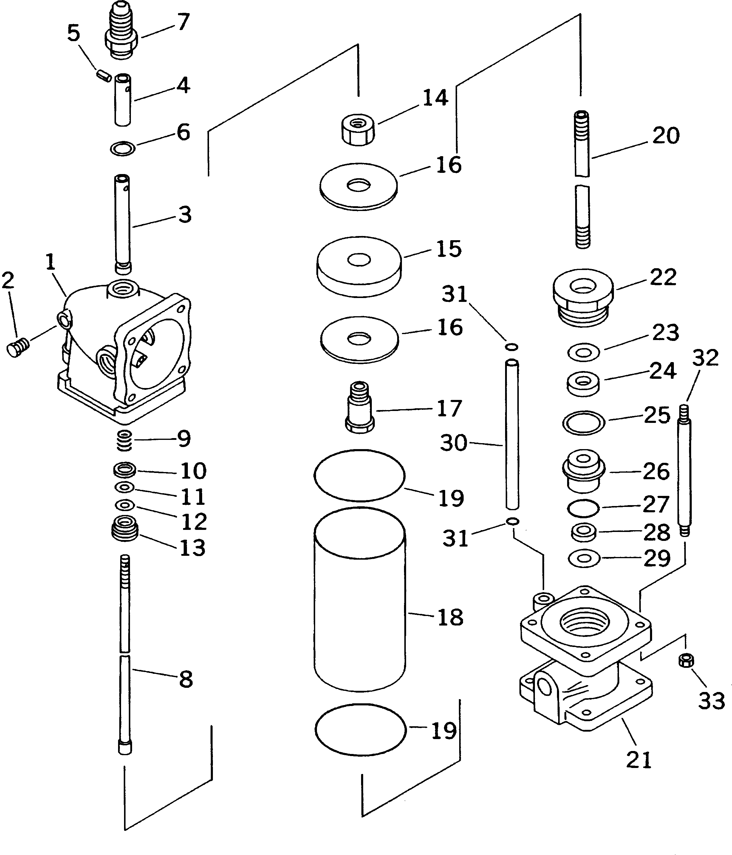 GASKET,AIR CYLINDER LI33014 KOMATSU
