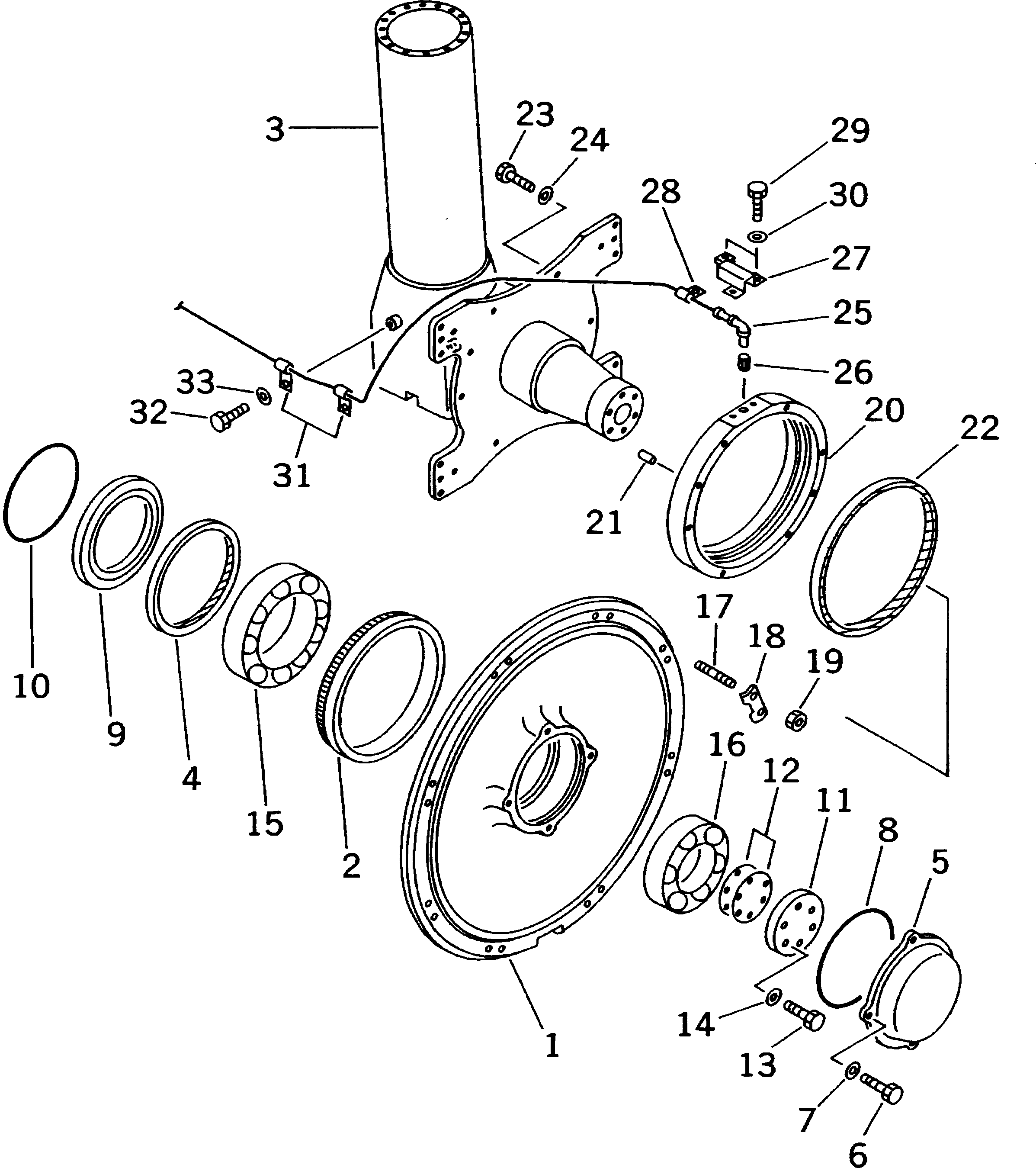 HUB ASS'Y 561-88-66530 KOMATSU