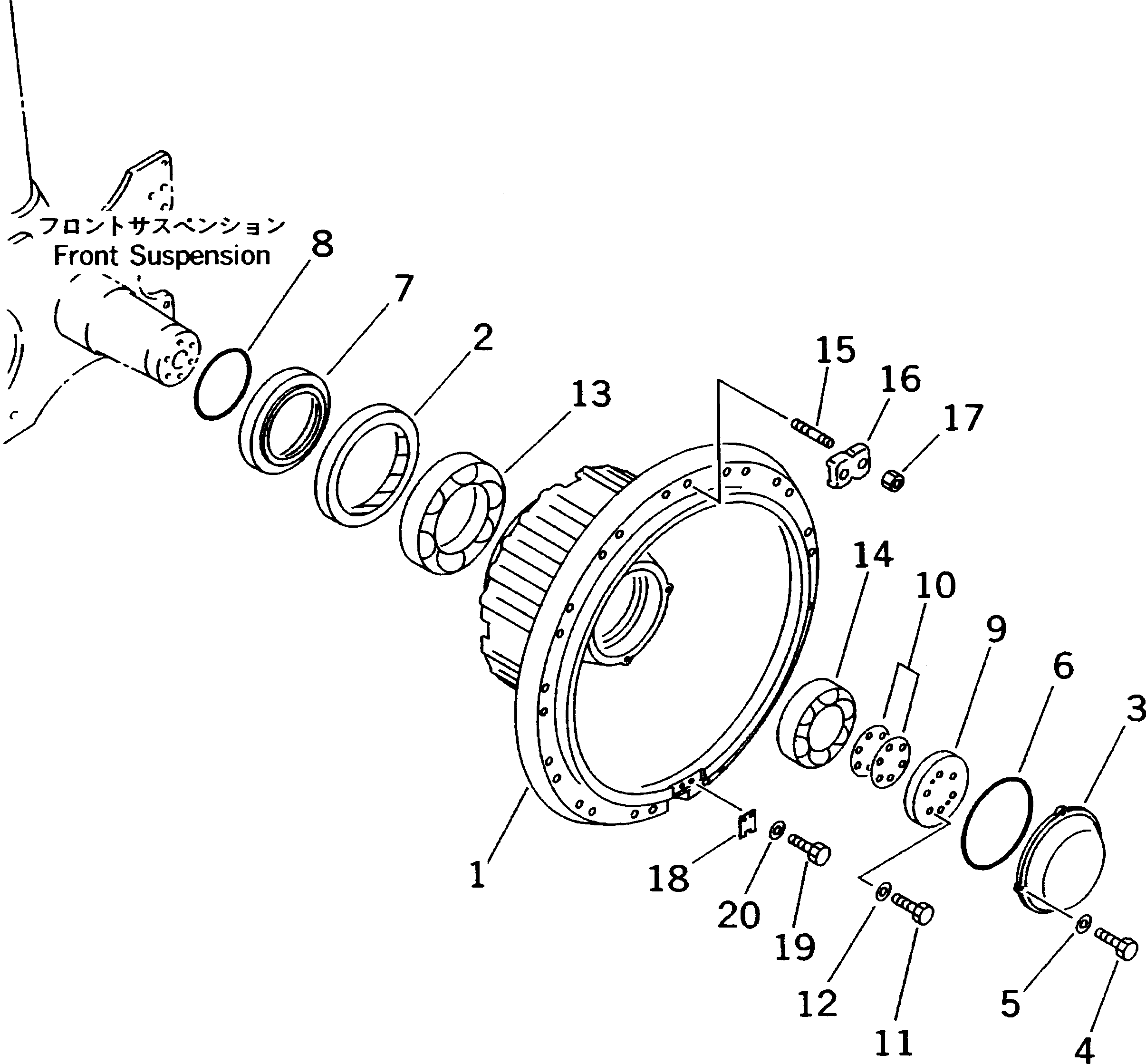 Подшипник 585-27-21960 KOMATSU