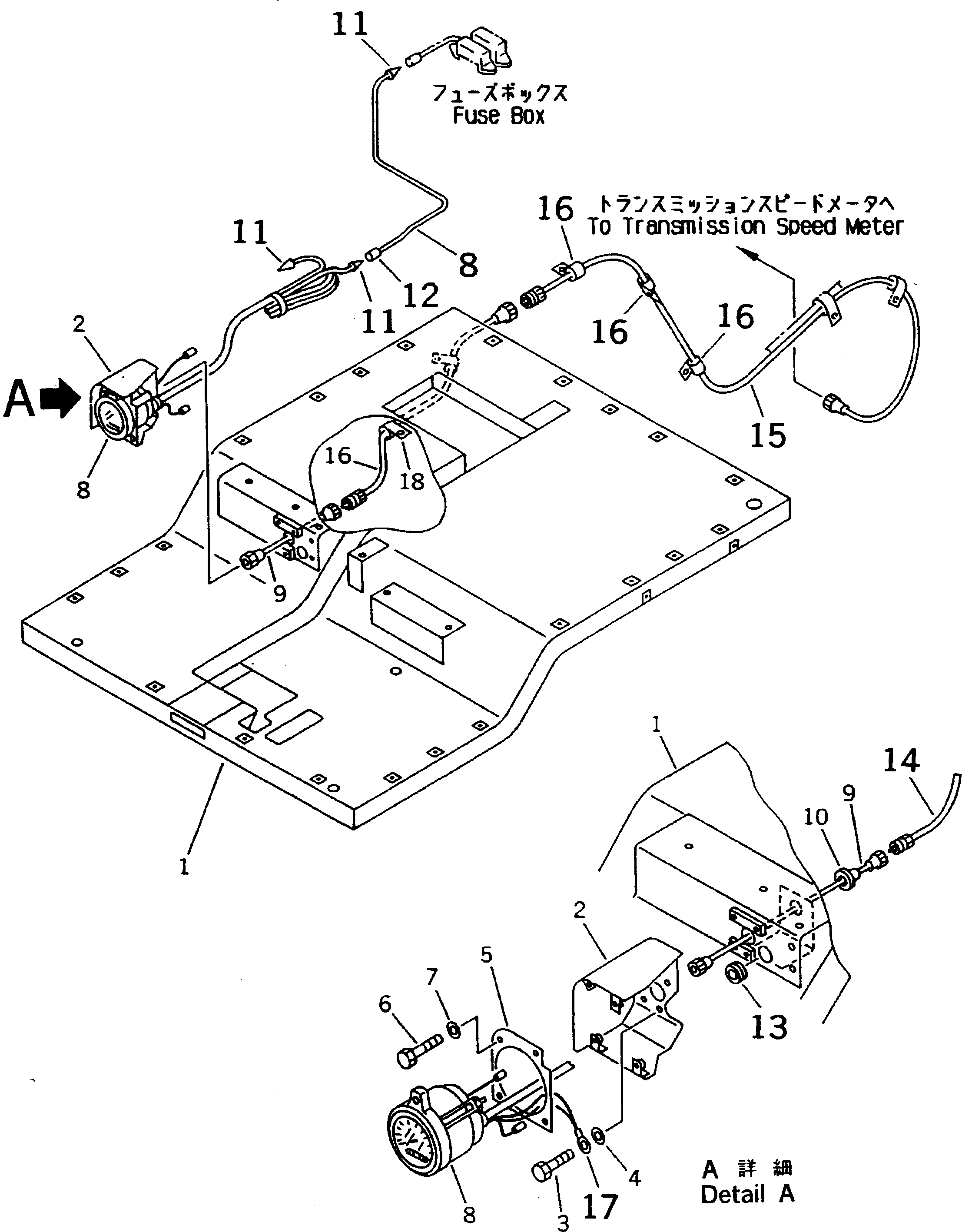 PLAT FORM 566-86-6A511 KOMATSU