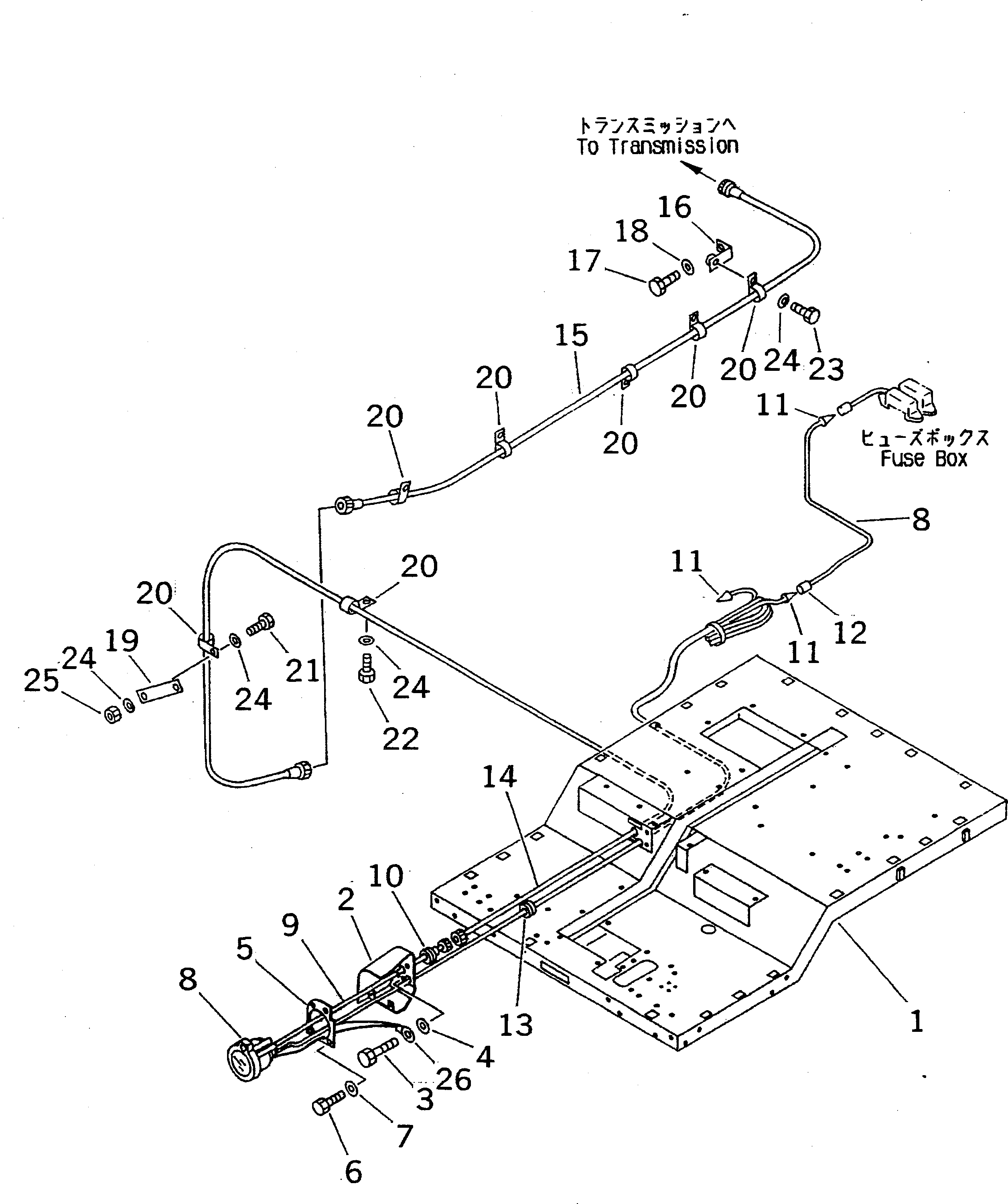 PLAT FORM 561-86-61331 KOMATSU