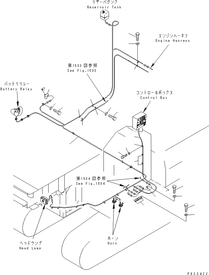 Жгут проводов 8221-06-1392 KOMATSU