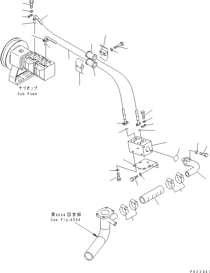 Кронштейн 8221-62-1140 KOMATSU