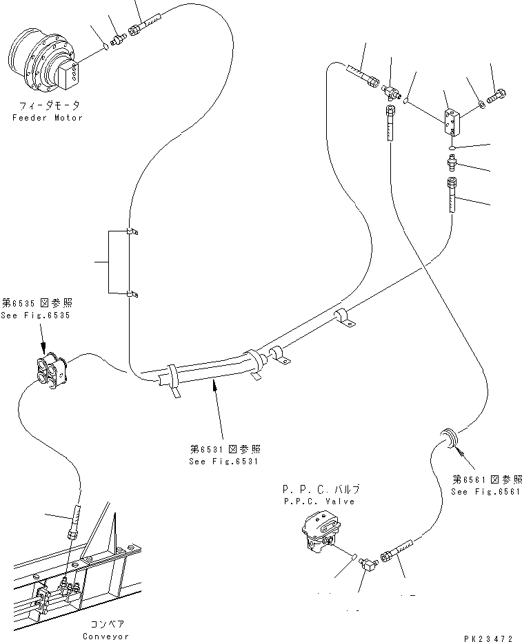 Шланг 07103-50340 KOMATSU