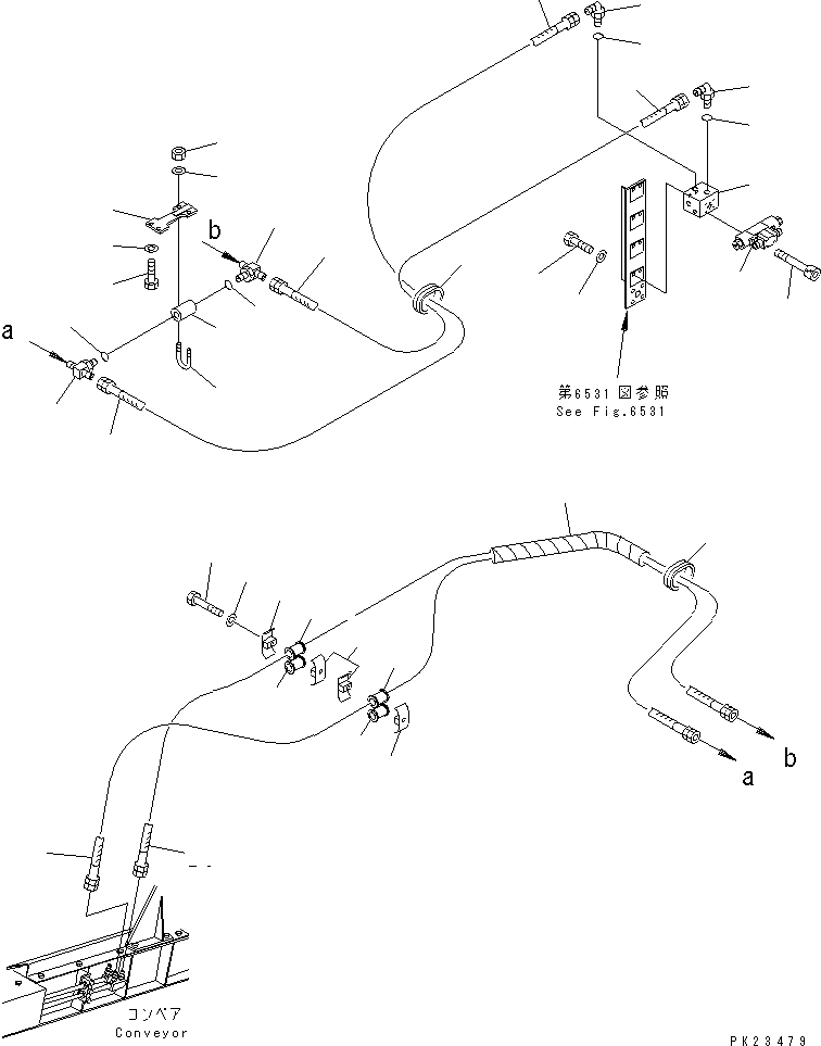 Шланг 07113-00320 KOMATSU