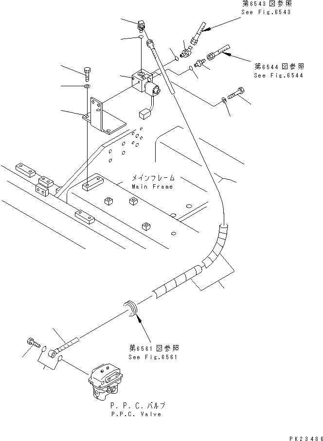 Кронштейн 8221-62-1490 KOMATSU