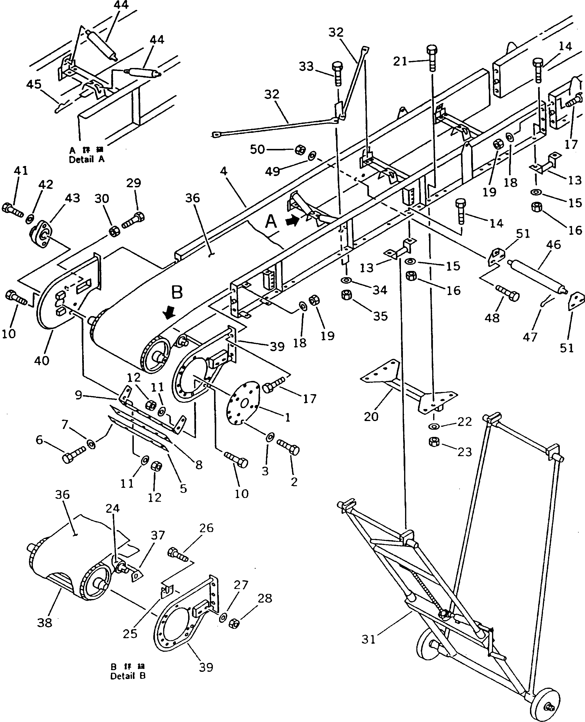 FRAME,(7M) 8221-75-1830 KOMATSU