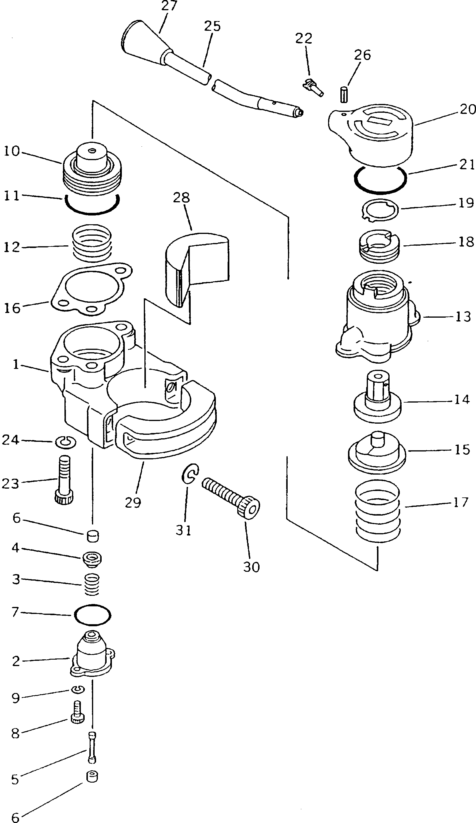 RETARDER VALVE ASS'Y \1\566-35-11133 KOMATSU