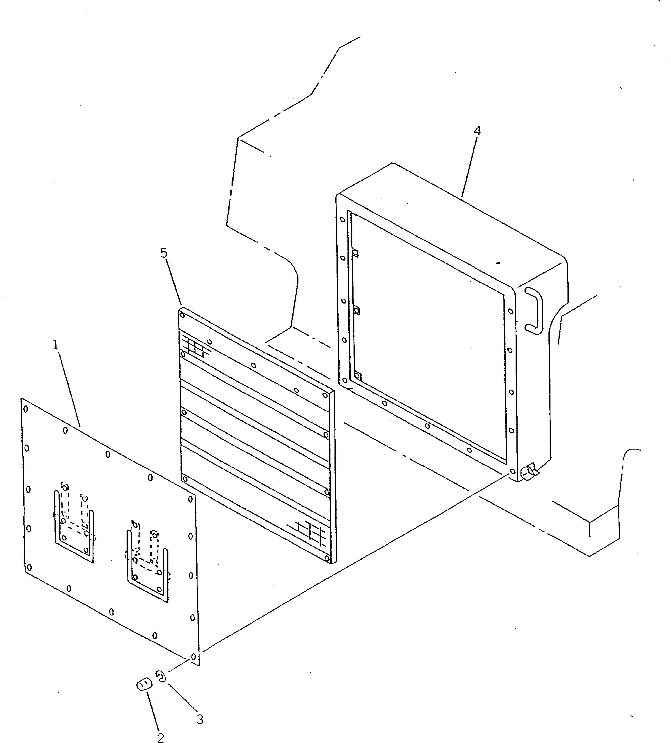 GRILL 569-84-61830 KOMATSU