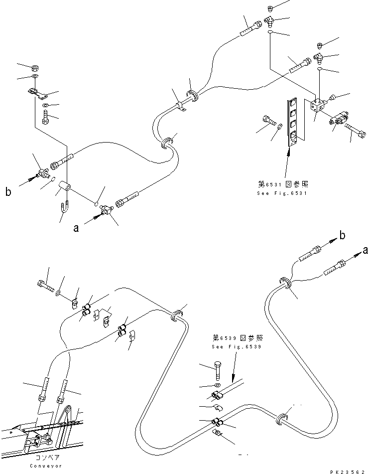 Шланг 07113-00628 KOMATSU