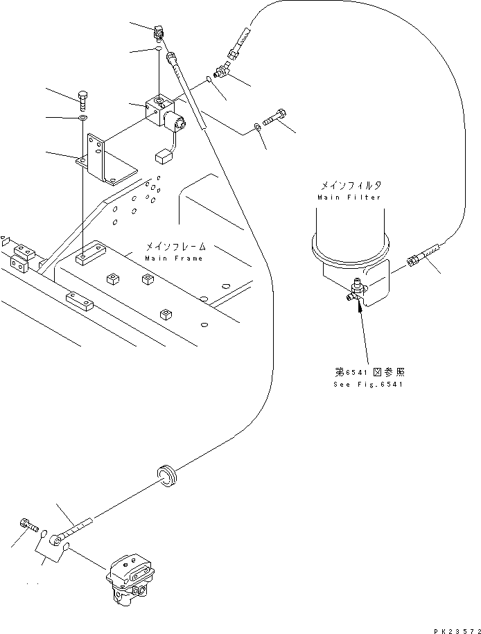 Шланг 8232-62-1241 KOMATSU