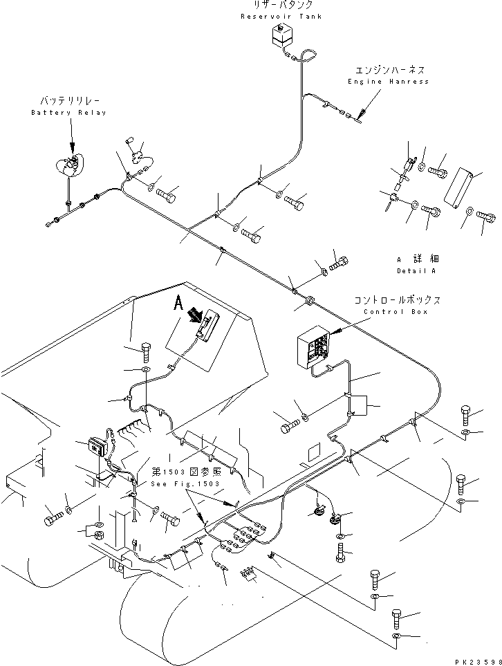 Жгут проводов 8221-06-1220 KOMATSU