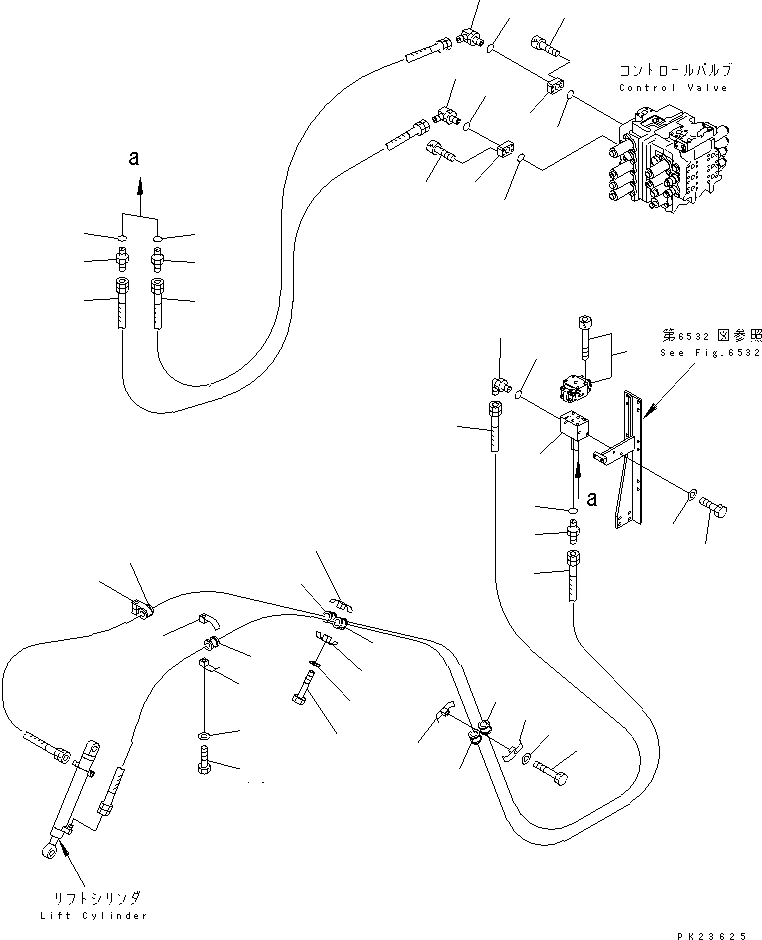 Шланг 07108-20224 KOMATSU