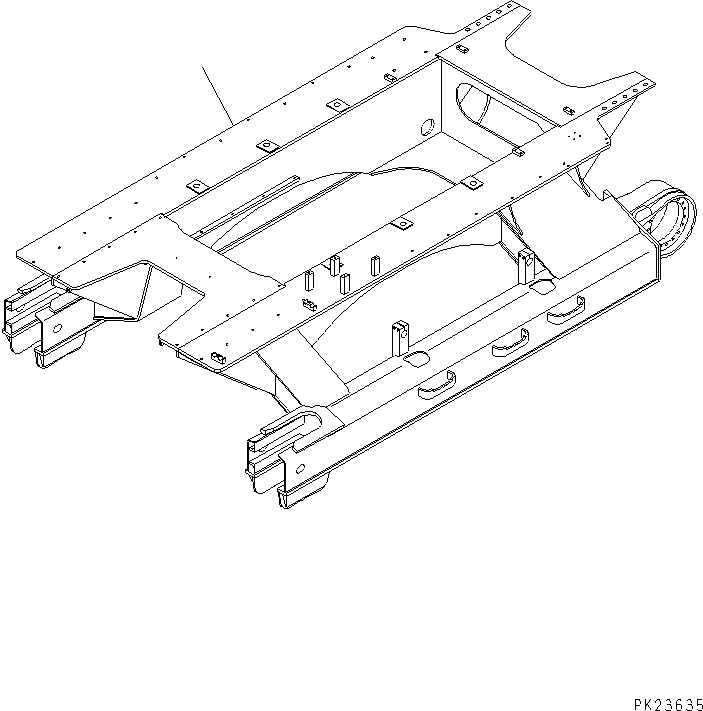 Рама гусеничной тележки 8242-30-1111 KOMATSU