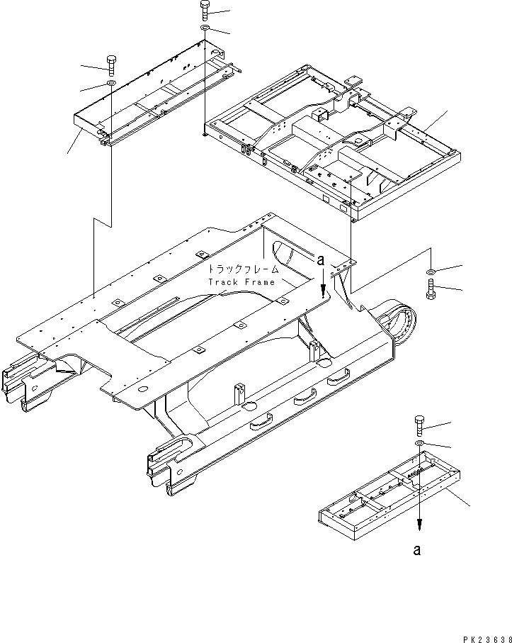 FRAME,MAIN 8242-46-1111 KOMATSU
