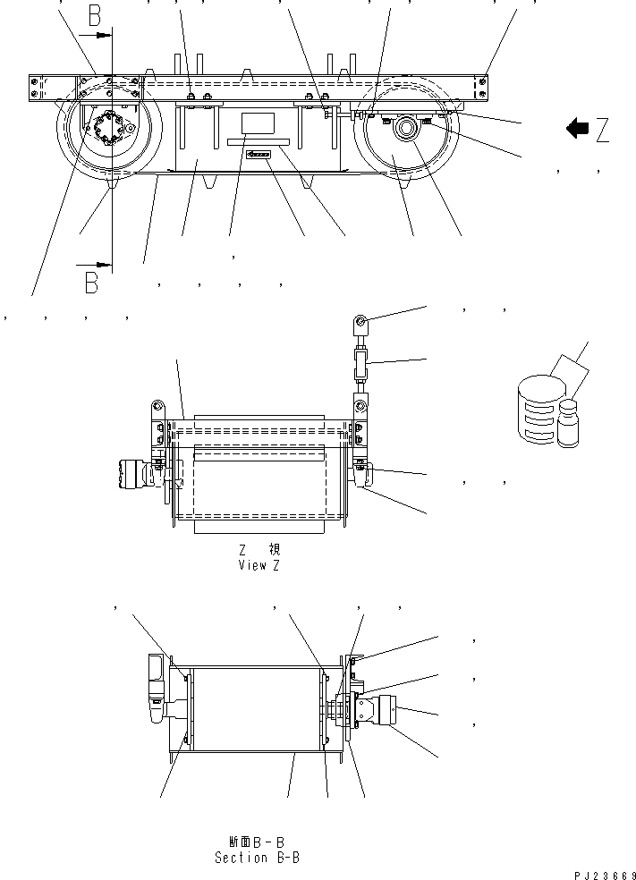 Электродвигатель MFG0000211 KOMATSU