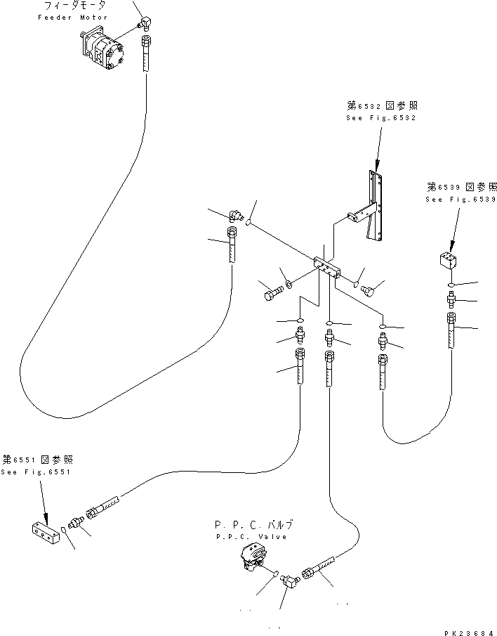 Шланг 07102-20267 KOMATSU