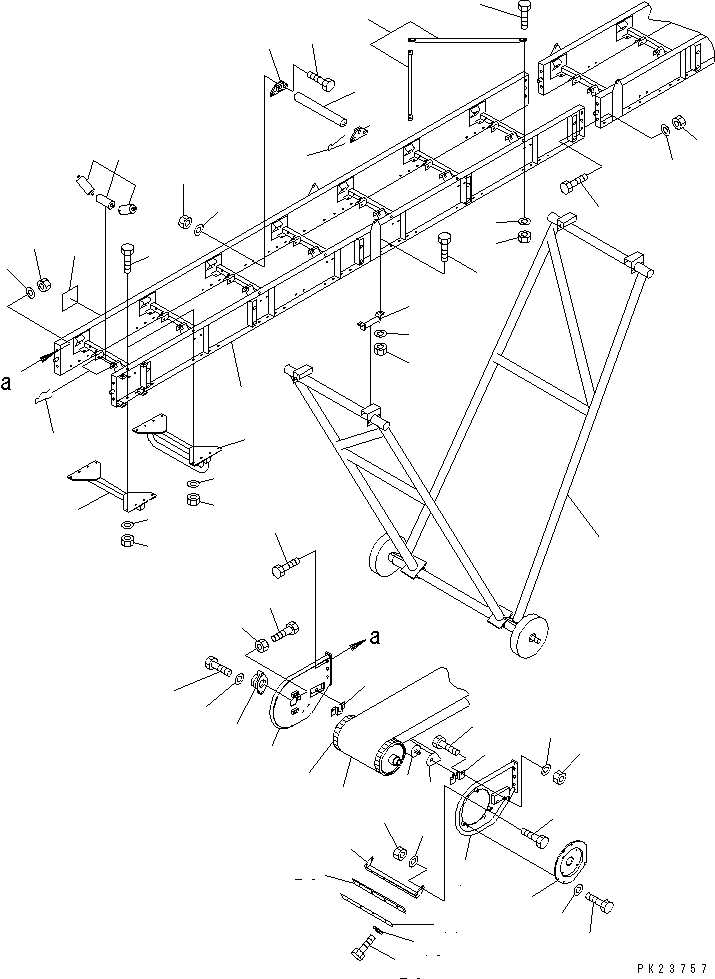 FRAME,(10M) KWKKS-75-55142 KOMATSU