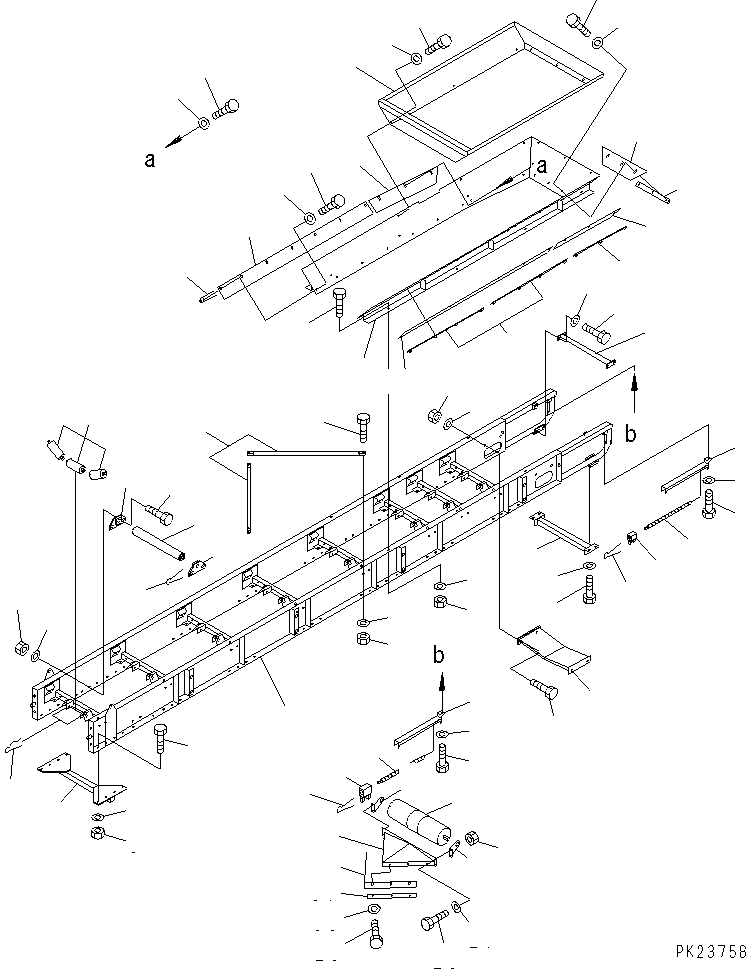FRAME,(10M) KWKKS-75-55152 KOMATSU