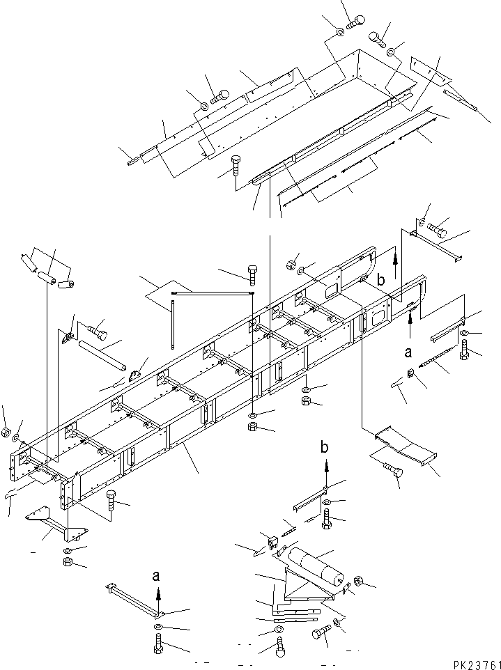 FRAME,(10M) KWKKS-75-57151 KOMATSU