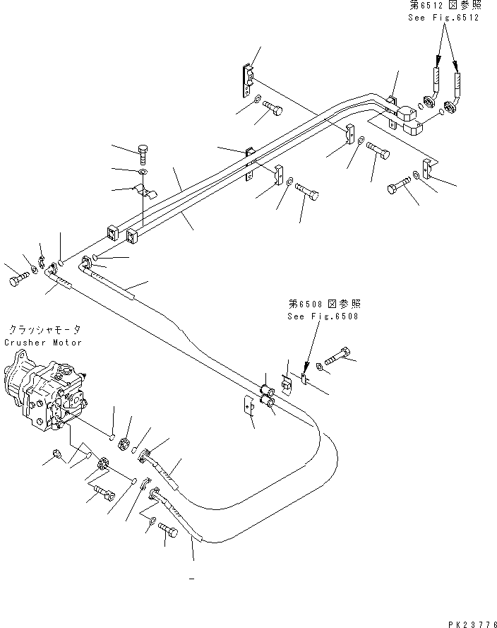 Трубка 8221-62-1310 KOMATSU