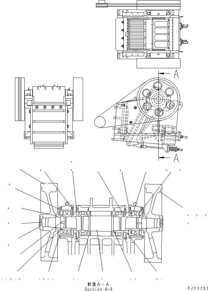 CRUSHER ASS'Y 8221-70-5000 KOMATSU