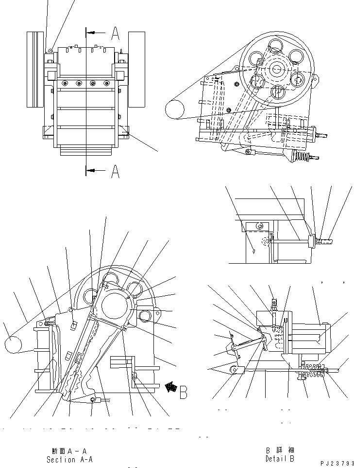 Клиновой ремень 8221-70-6540 KOMATSU
