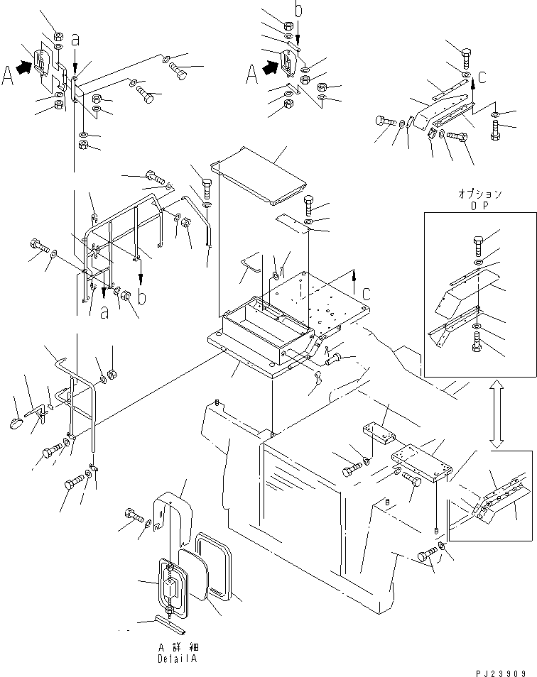 PLAT FORM,R.H. 561-89-6A440 KOMATSU