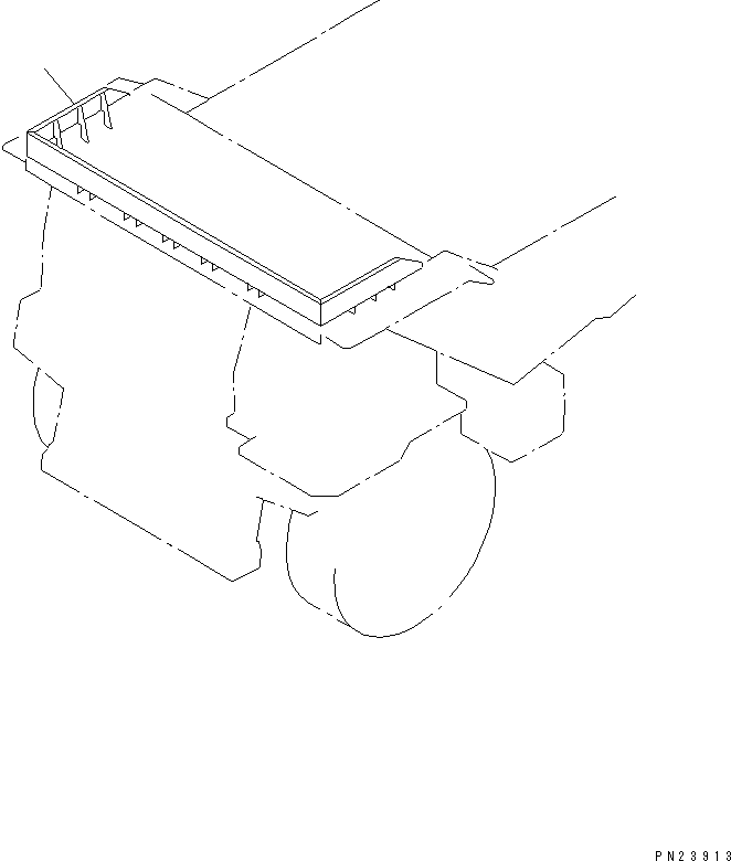 SPILL GUARD,(300MM) (WELDED) 561-83-6D110 KOMATSU