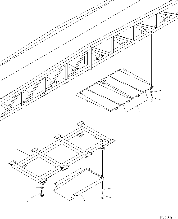 CHUTE 8253-75-1211 KOMATSU