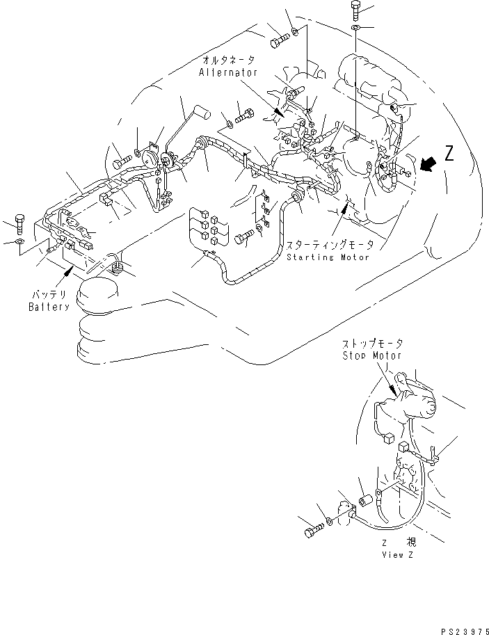 Жгут проводов 20T-06-71213 KOMATSU